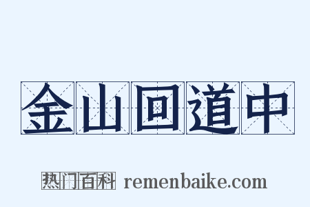 金山回道中是什么意思的图片
